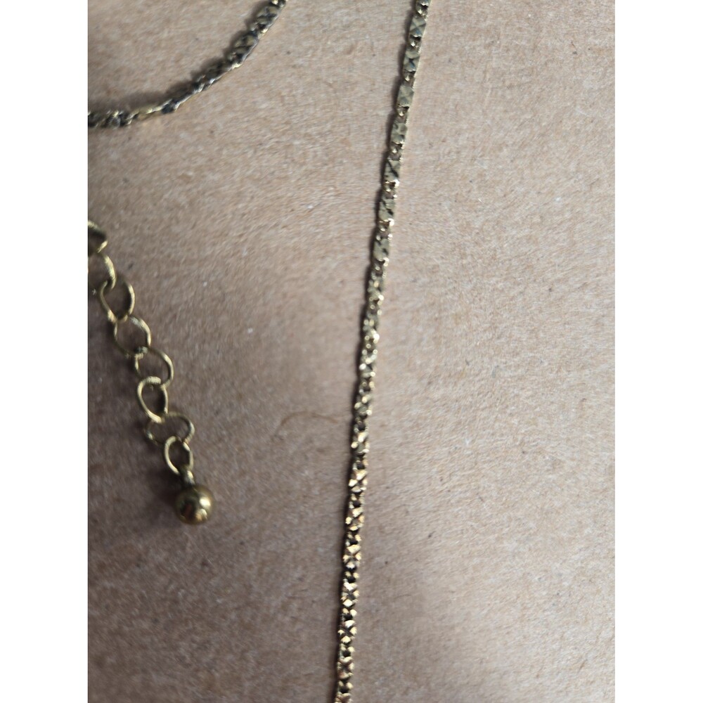 American Eagle long pendant necklace boho gold tone womens jewelry moon goddess - Picture 5 of 10